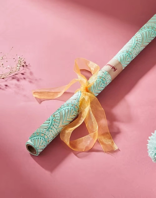 Blue Sidra Wrapping Sheet