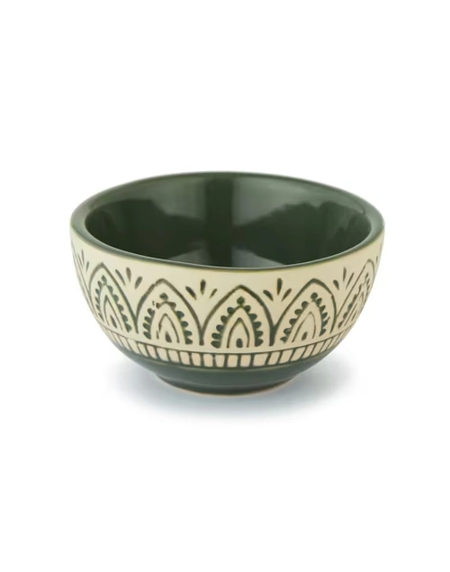 Green Leela Ceramic Katori 3 Green Leela Ceramic Katori