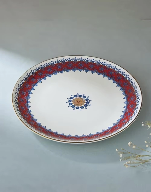 Multi Falak Ceramic Dinner Plate