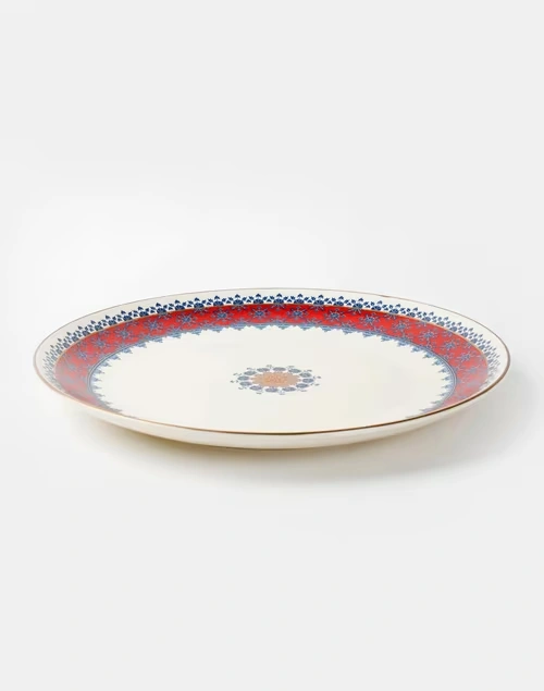 Multi Falak Ceramic Dinner Plate