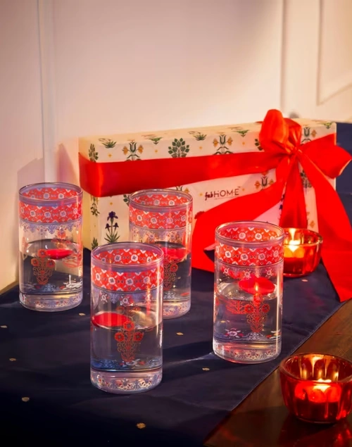 Multi Falak Glass Drinking Gift Set