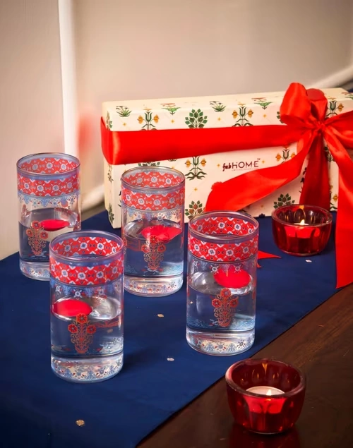 Multi Falak Glass Drinking Gift Set