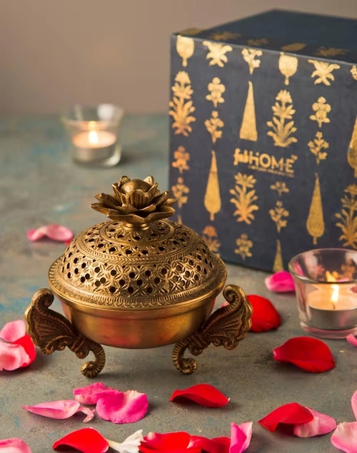 Gold Mehnoor Metal Fumer Gift Set
