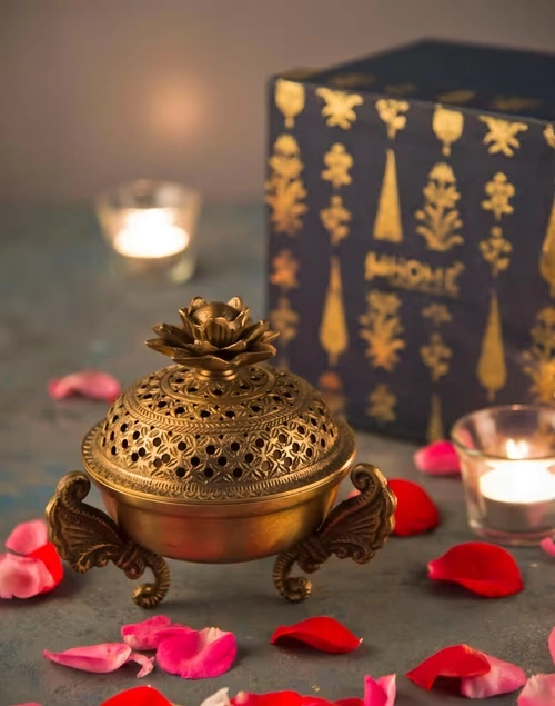 Gold Mehnoor Metal Fumer Gift Set