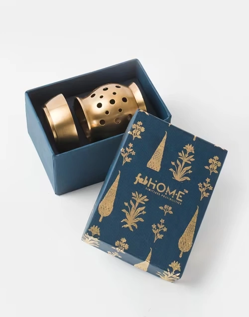 Gold Shalimaar Metal Diffuser Gift Set