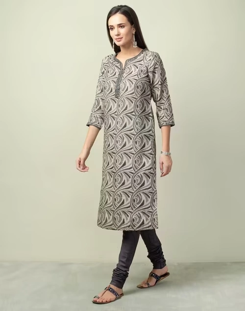 Viscose Tussar Tie Up Churidar 4 Viscose Tussar Tie Up Churidar