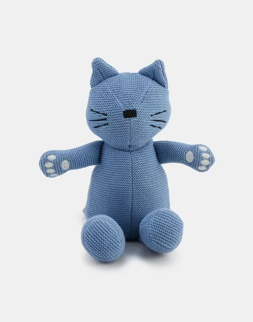 Blue Cotton Cat Toy