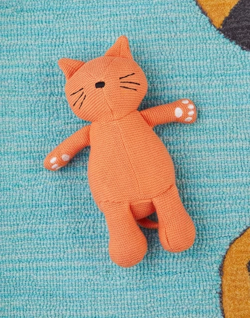 Orange Cotton Cat Toy