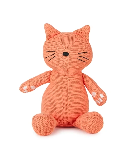 Orange Cotton Cat Toy