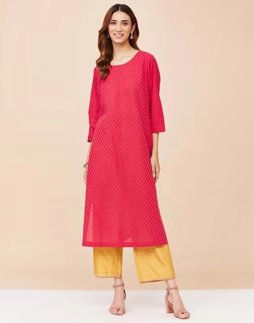 Mustard Cotton Silk Embroidered Ijar 4 Mustard Cotton Silk Embroidered Ijar