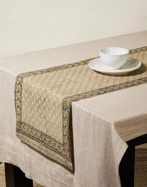 Cotton Printed Kalamkari Runner - Small