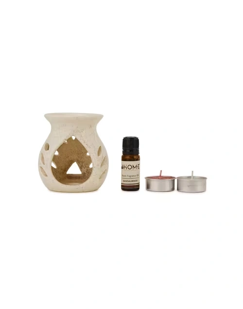 Multi Ceramic Glazed Gulmohar Diffuser Gift Set 4 Multi Ceramic Glazed Gulmohar Diffuser Gift Set