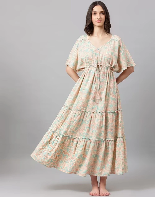Cotton Printed Night Dress