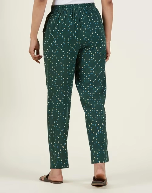 Cotton Dabu Printed Casual Pant 3 Cotton Dabu Printed Casual Pant