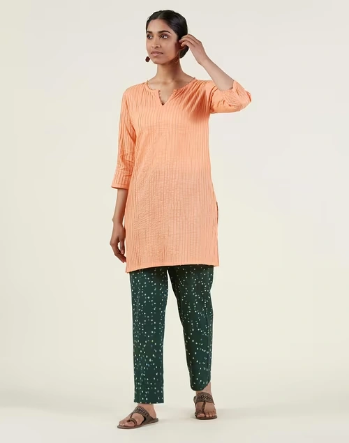 Cotton Dabu Printed Casual Pant 4 Cotton Dabu Printed Casual Pant