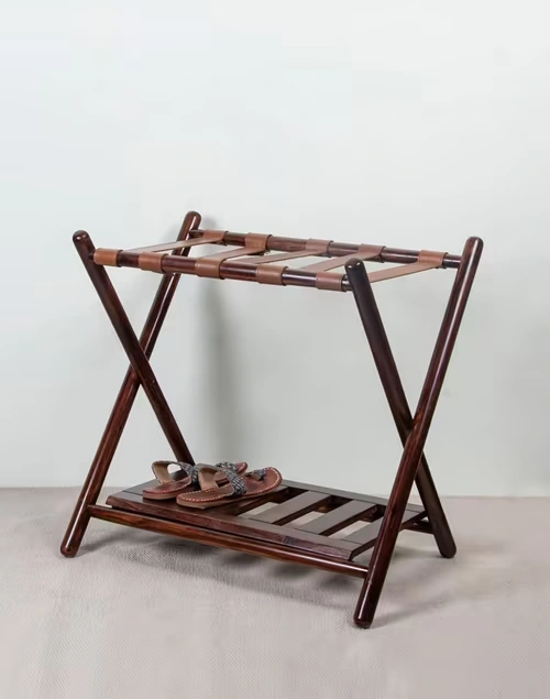 Country Wooden Luggage Rack