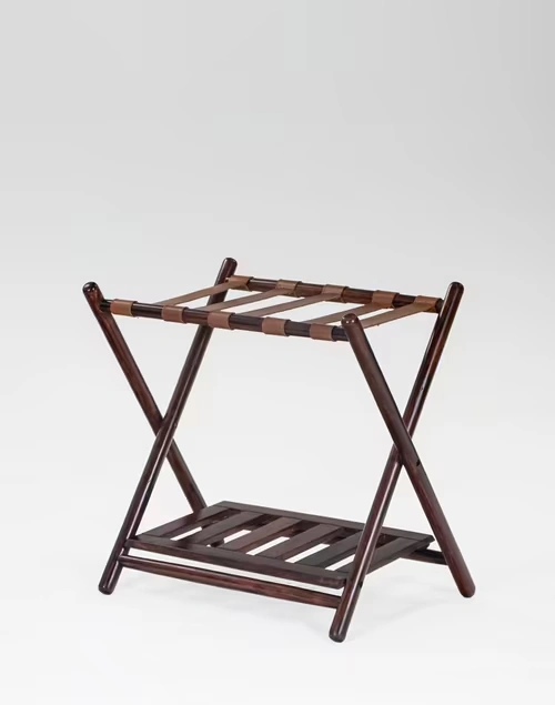 Country Wooden Luggage Rack