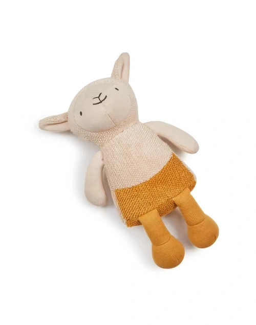 Beige Poly Filled Cotton Sheep Toy