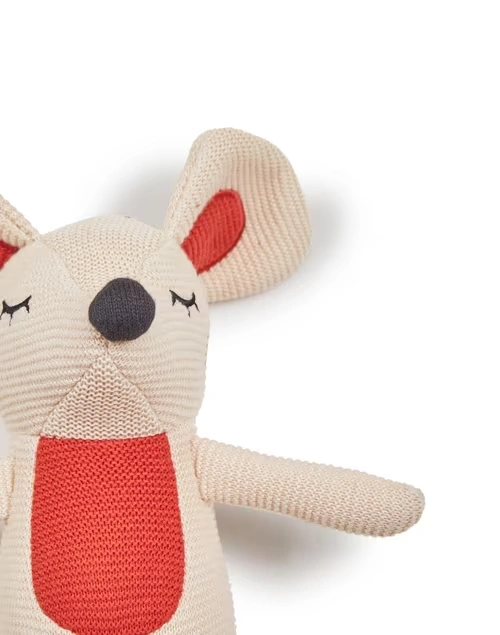 Blue Poly Filled Cotton Mouse Toy 3 Blue Poly Filled Cotton Mouse Toy