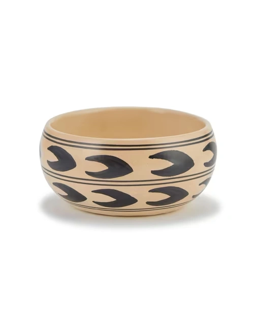 Multi Ceramic Thar Horizontal Nut Bowl
