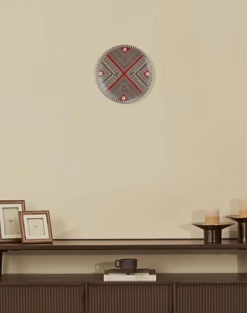 Stone Painted Thar Wall Plate - Large