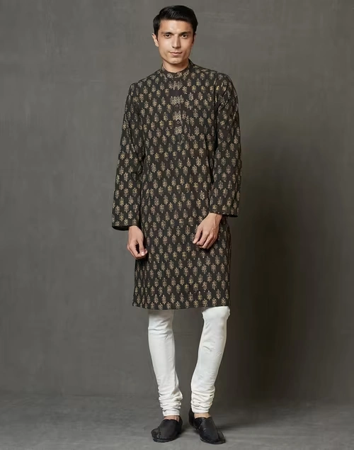 Cotton Slim Fit Long Kurta