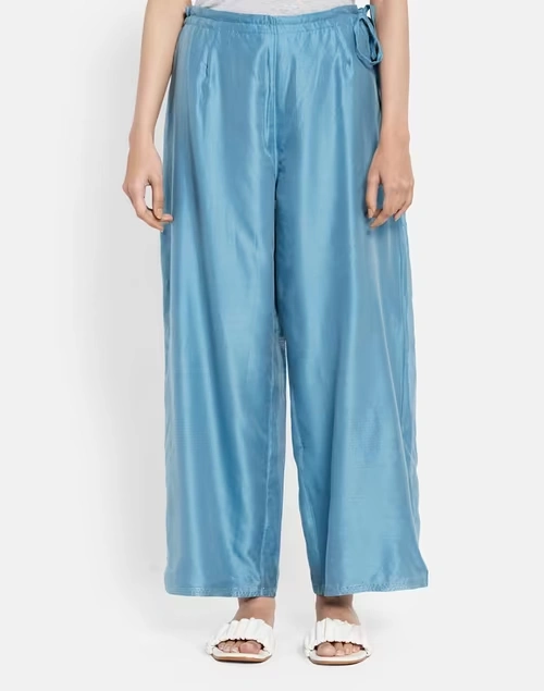 Cotton Silk Drawstring Ijar Pant