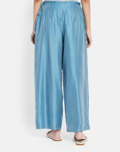 Cotton Silk Drawstring Ijar Pant