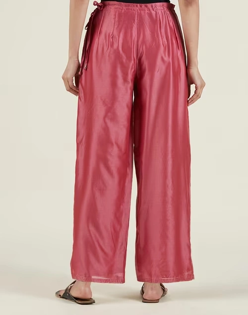 Cotton Silk Drawstring Ijar Pant