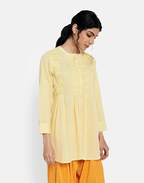 Cotton Slub Woven Tunic 3 Cotton Slub Woven Tunic