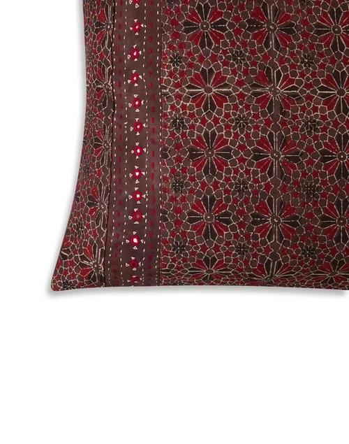 Multi Viscose Cotton Sindh Embroidered Cushion Cover