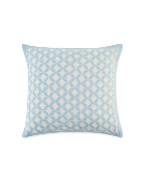 Blue Aminari Cotton Cushion Cover
