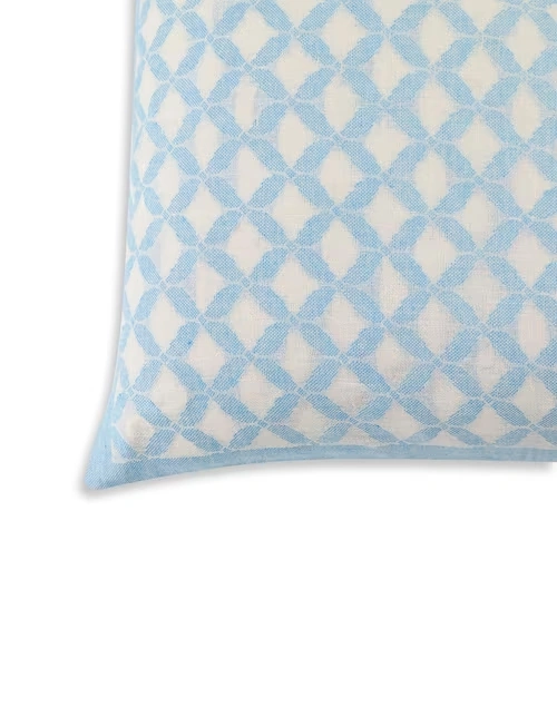 Blue Aminari Cotton Cushion Cover