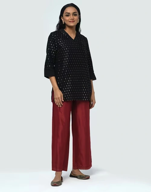 Cotton Silk Waist Tie Up Ijar Pant 4 Cotton Silk Waist Tie Up Ijar Pant