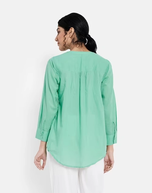 Cotton Slub Woven Tunic