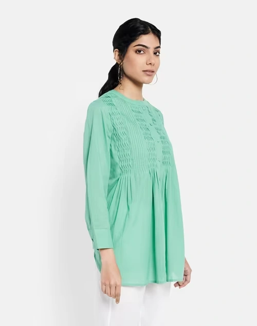 Cotton Slub Woven Tunic
