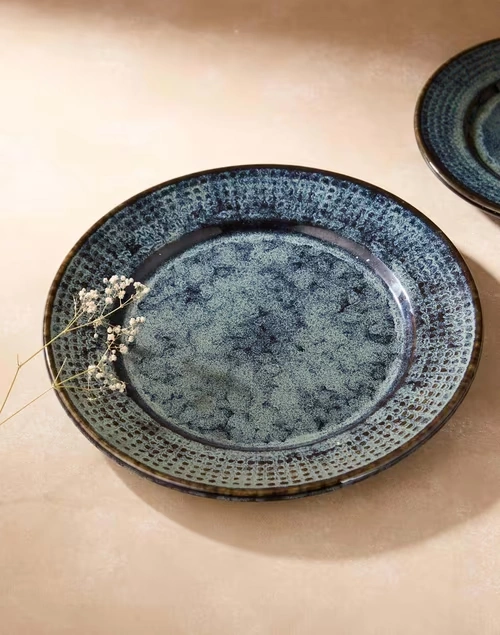 Blue Ceramic Dariya Dinner Plate