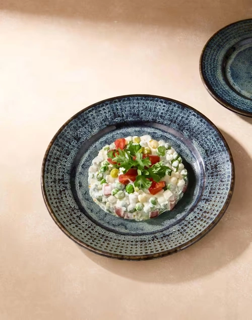 Blue Ceramic Dariya Dinner Plate