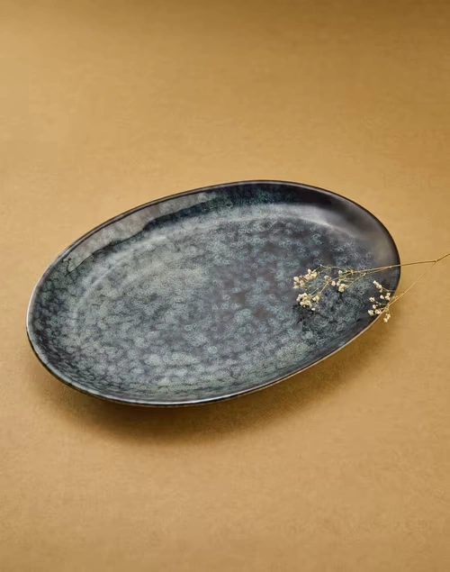 Blue Ceramic Dariya Platter