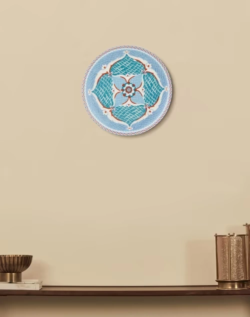 Blue Ceramic Komal Modular Wall Art