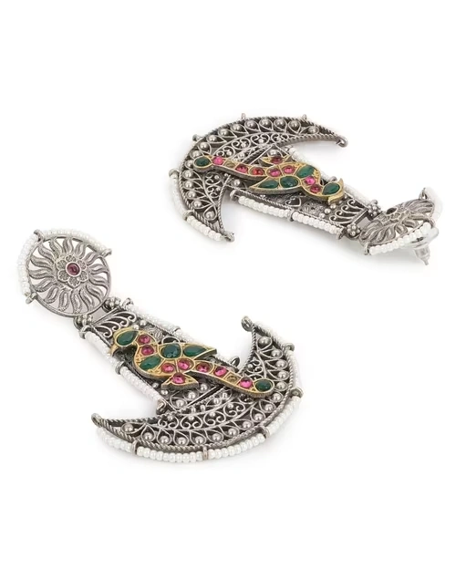 Multi Metal Dangler Earrings 3 Multi Metal Dangler Earrings