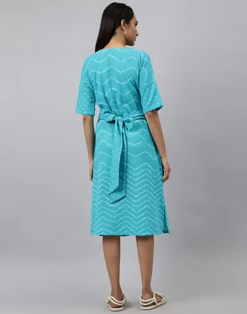 Cotton Tie And Dye Dress