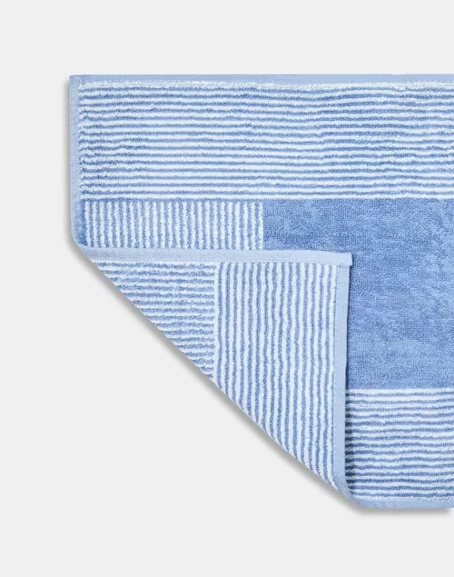 Blue Cotton Pile Hand Towel 3 Blue Cotton Pile Hand Towel