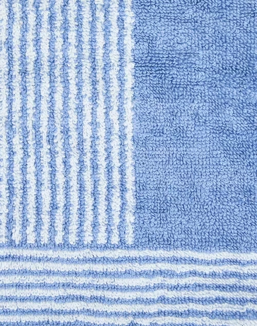 Blue Cotton Pile Hand Towel 4 Blue Cotton Pile Hand Towel