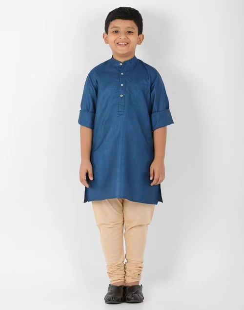 Beige Cotton Churidar 4 Beige Cotton Churidar