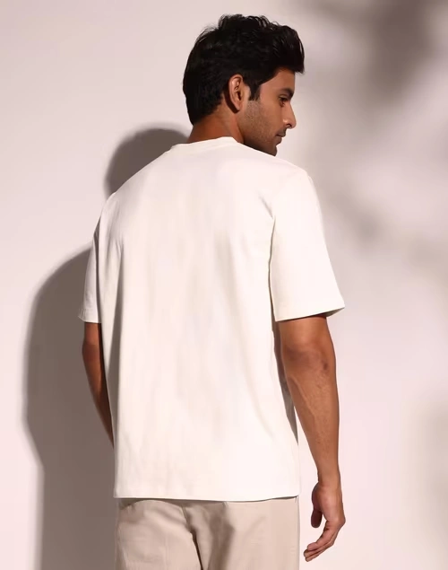 Offwhite Cotton Comfort Fit Organic Slub Tee 3 Offwhite Cotton Comfort Fit Organic Slub Tee