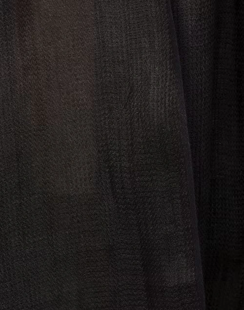 Black Linen Whisper Stole