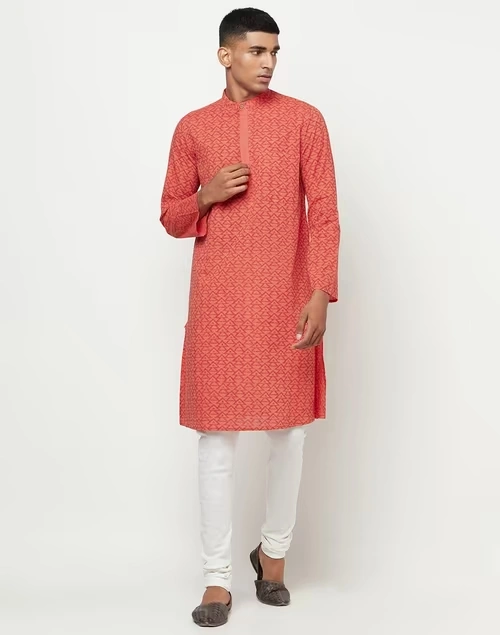Cotton Printed Long Kurta