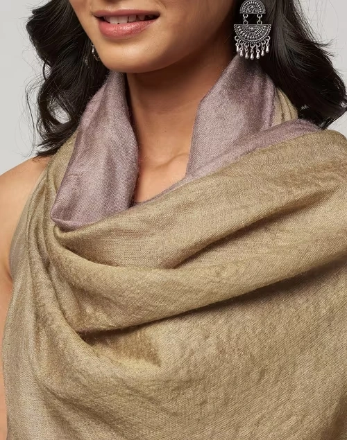 Beige Silk Stole 4 Beige Silk Stole