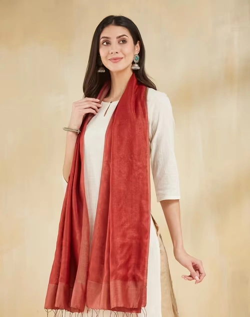 Red Silk Stole